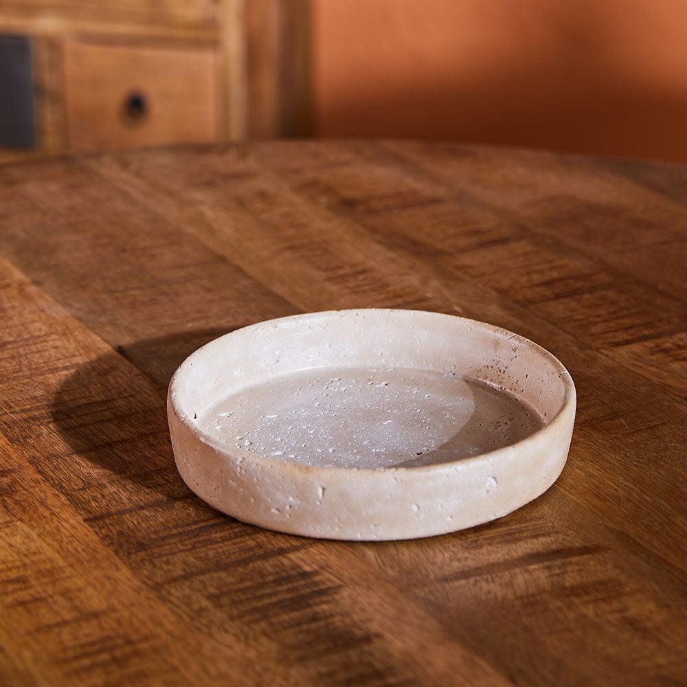 Amber Atrium Cement Bowl