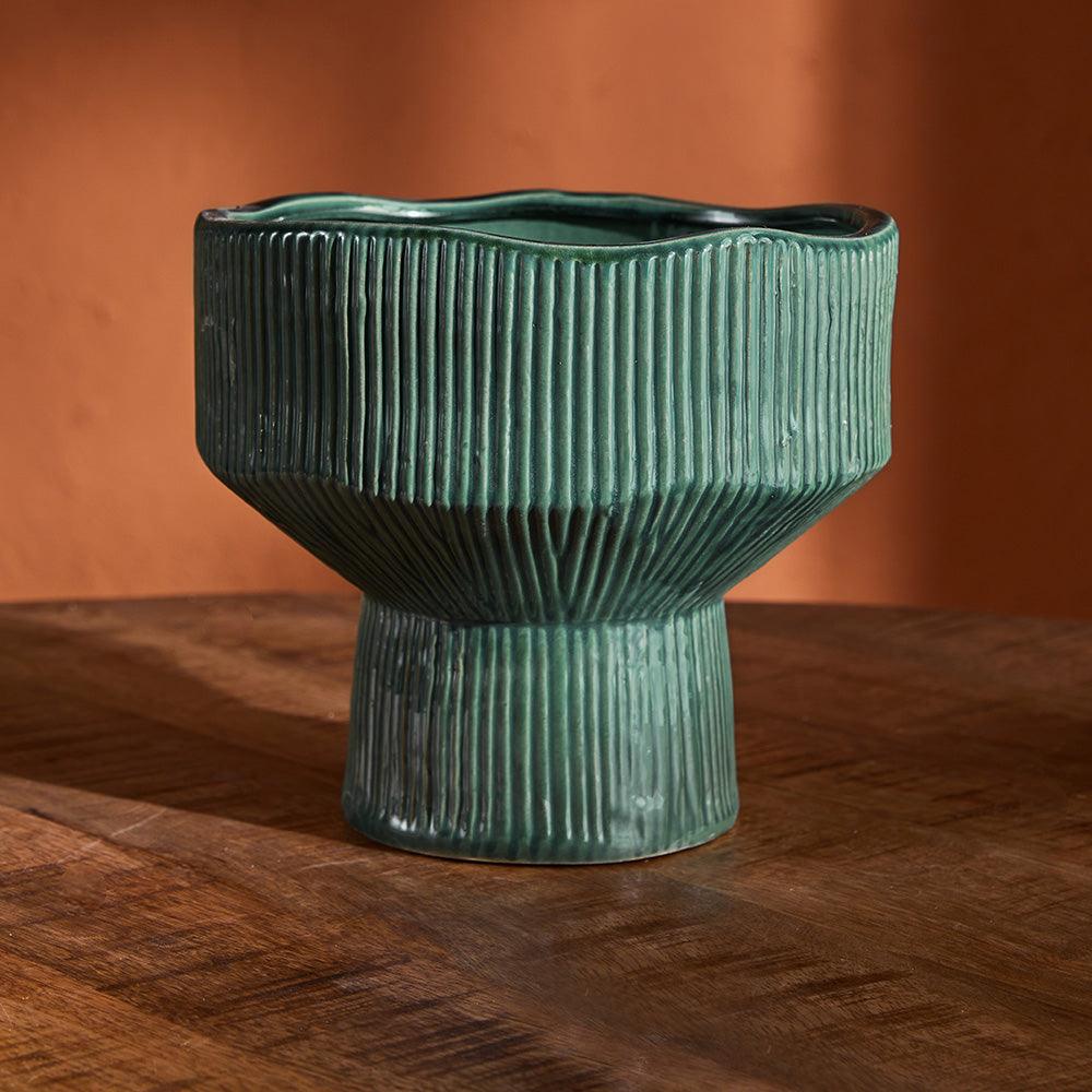 River Rum Ceramic Vase