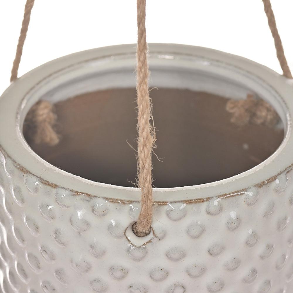 Bloom Beauty Ceramic Hanging Pot