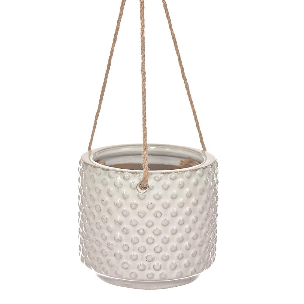 Bloom Beauty Ceramic Hanging Pot