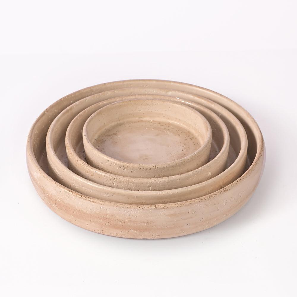 Amber Atrium Cement Bowl