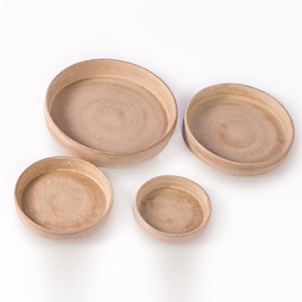 Amber Atrium Cement Bowl