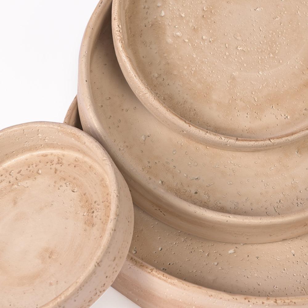 Amber Atrium Cement Bowl