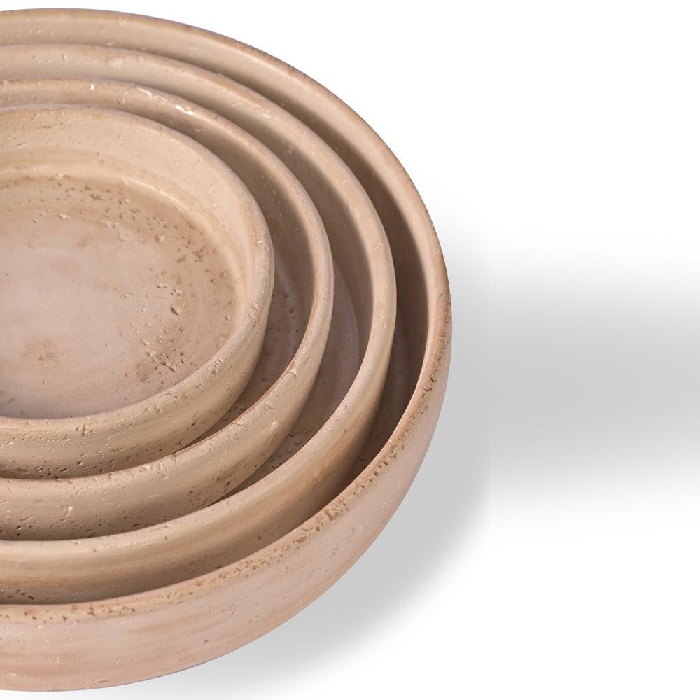 Amber Atrium Cement Bowl