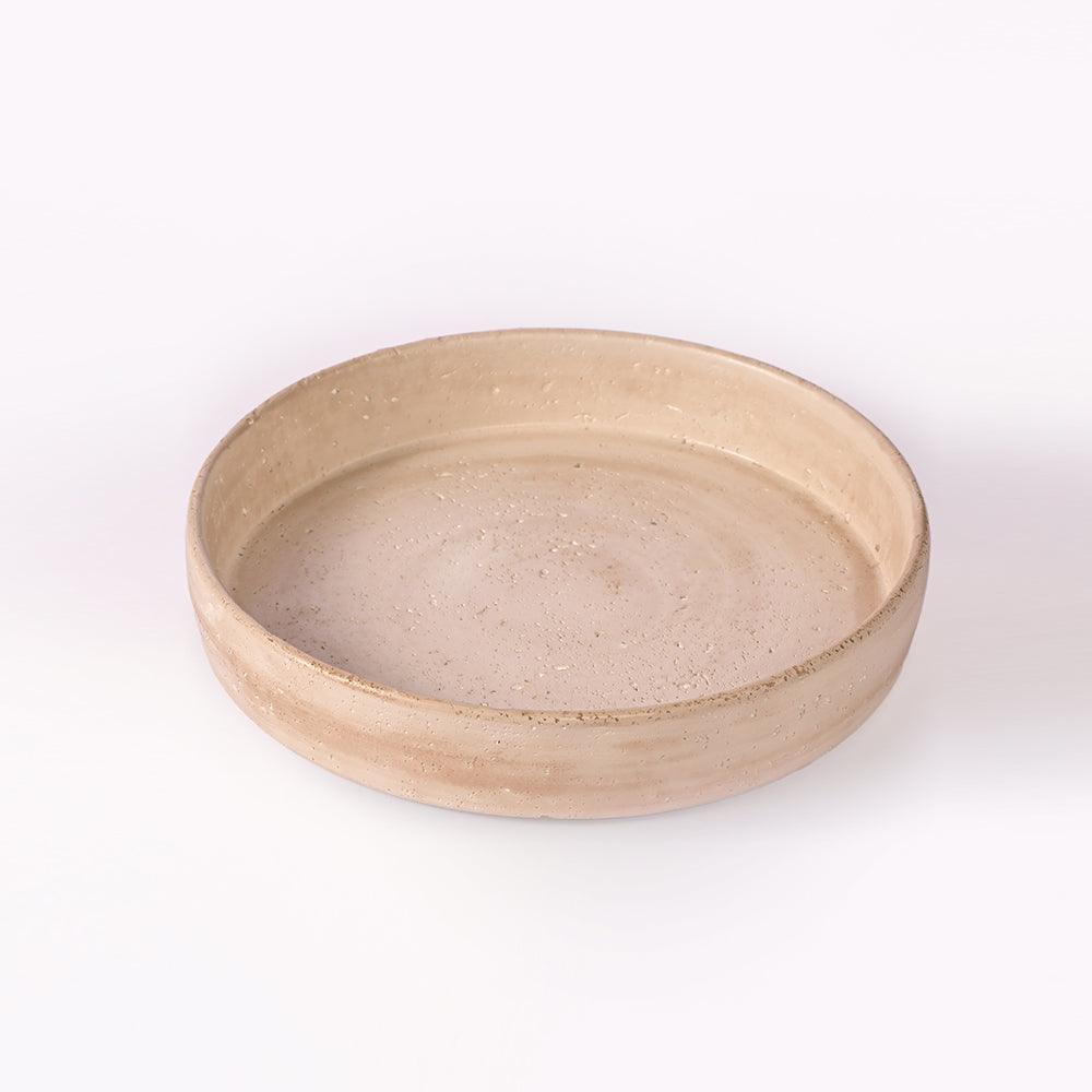 Amber Atrium Cement Bowl