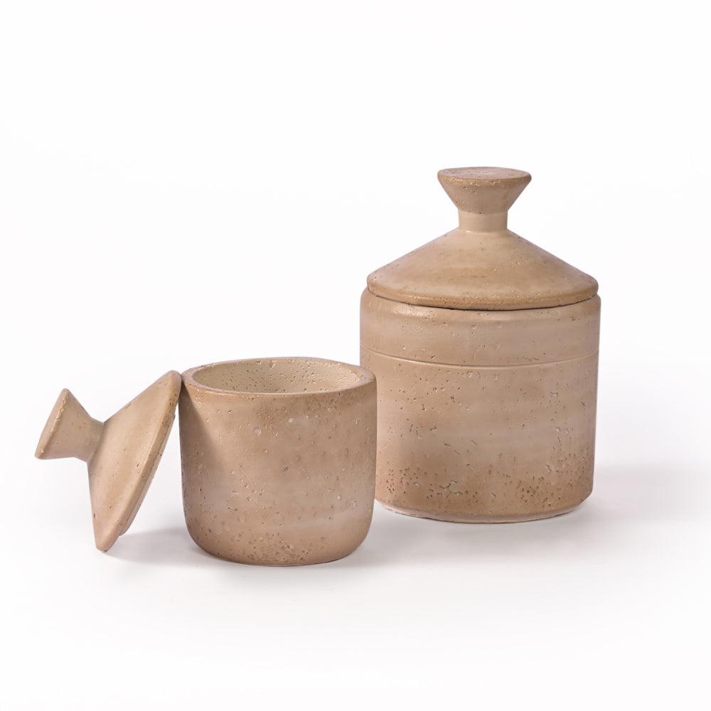 Crystal Charm Cement Vase