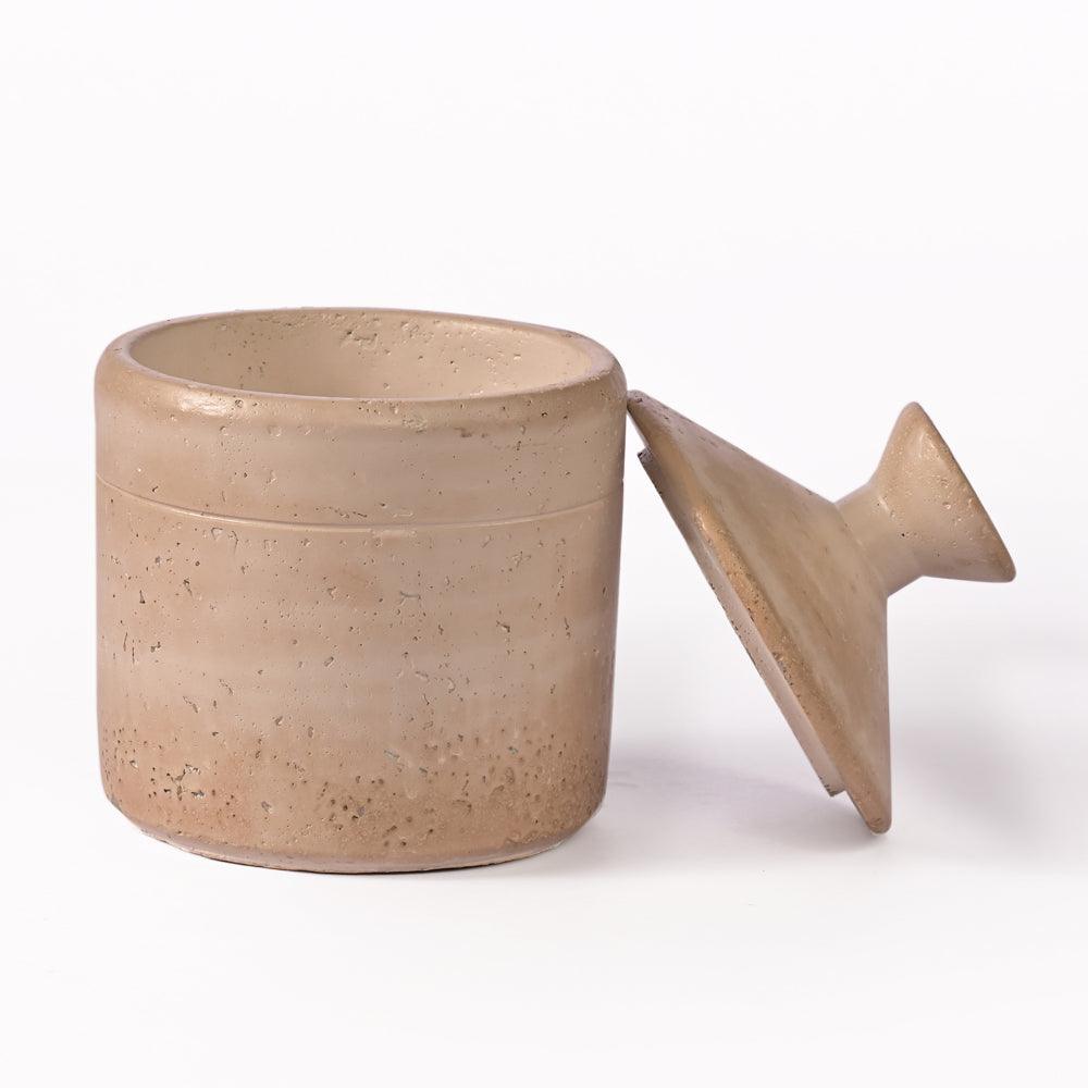 Crystal Charm Cement Vase