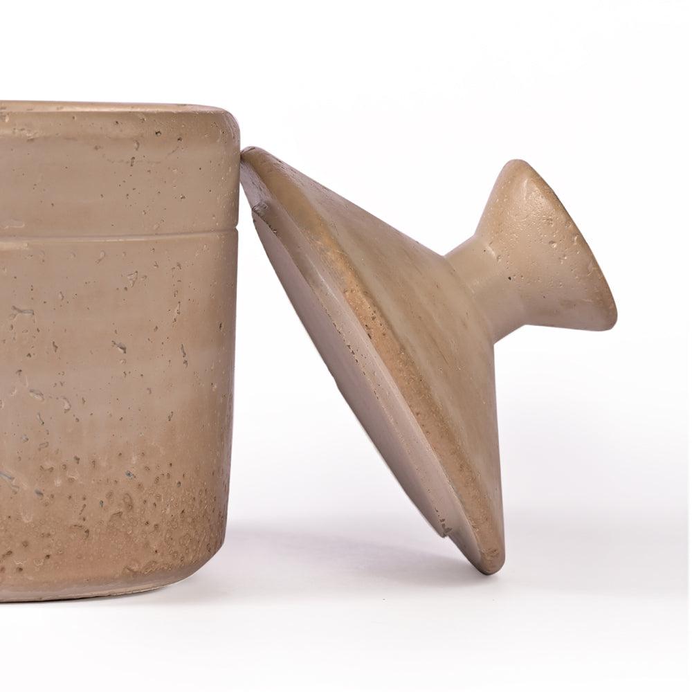 Crystal Charm Cement Vase