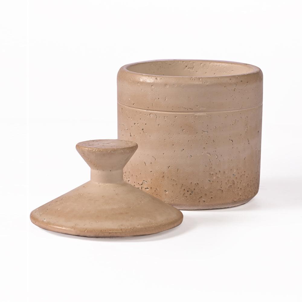 Crystal Charm Cement Vase