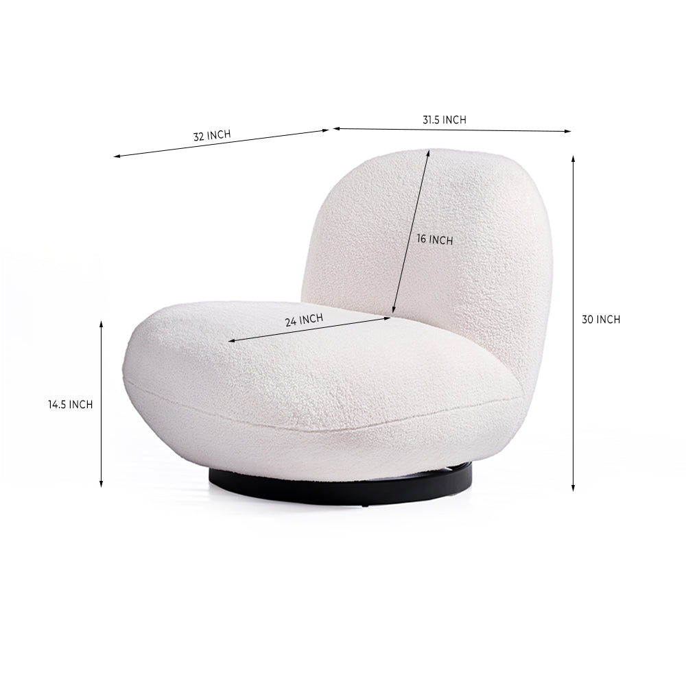 Eden End Swivel Sofa