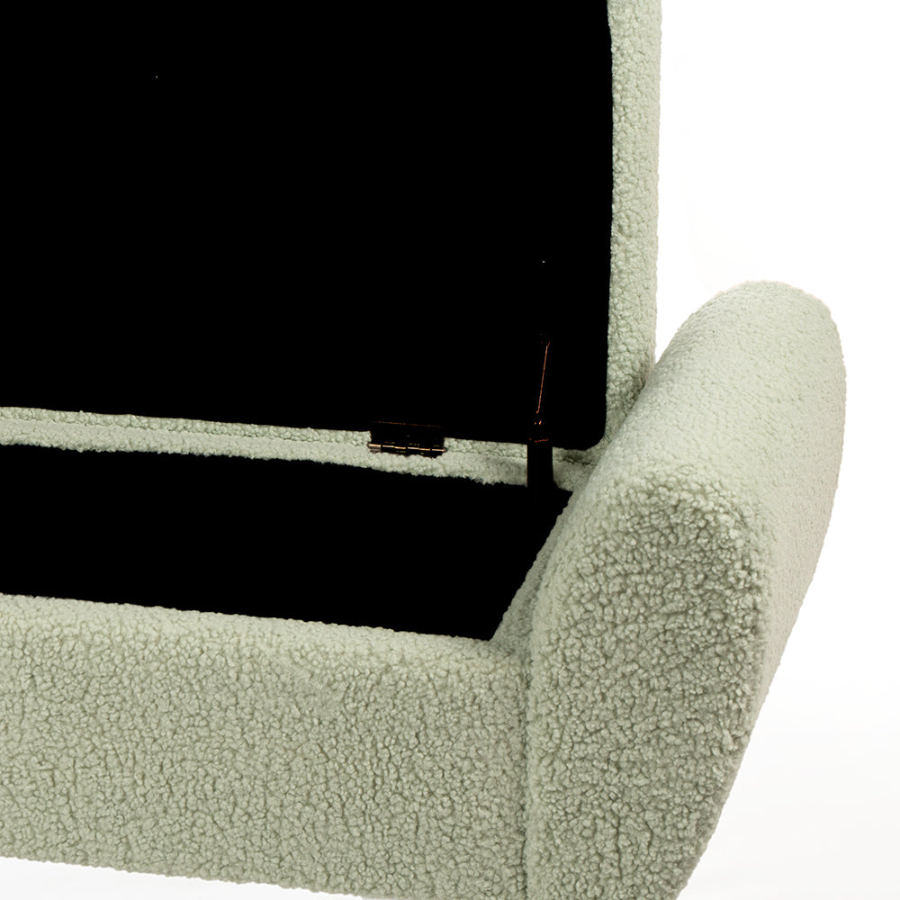 Barcarolle Cotton Fabric Bench