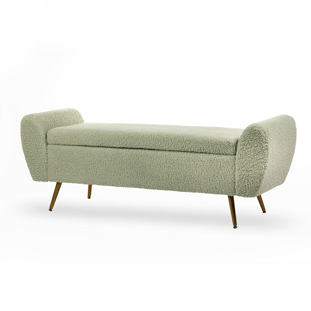 Barcarolle Cotton Fabric Bench