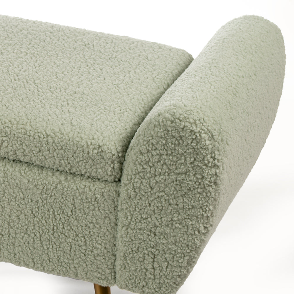 Barcarolle Cotton Fabric Bench