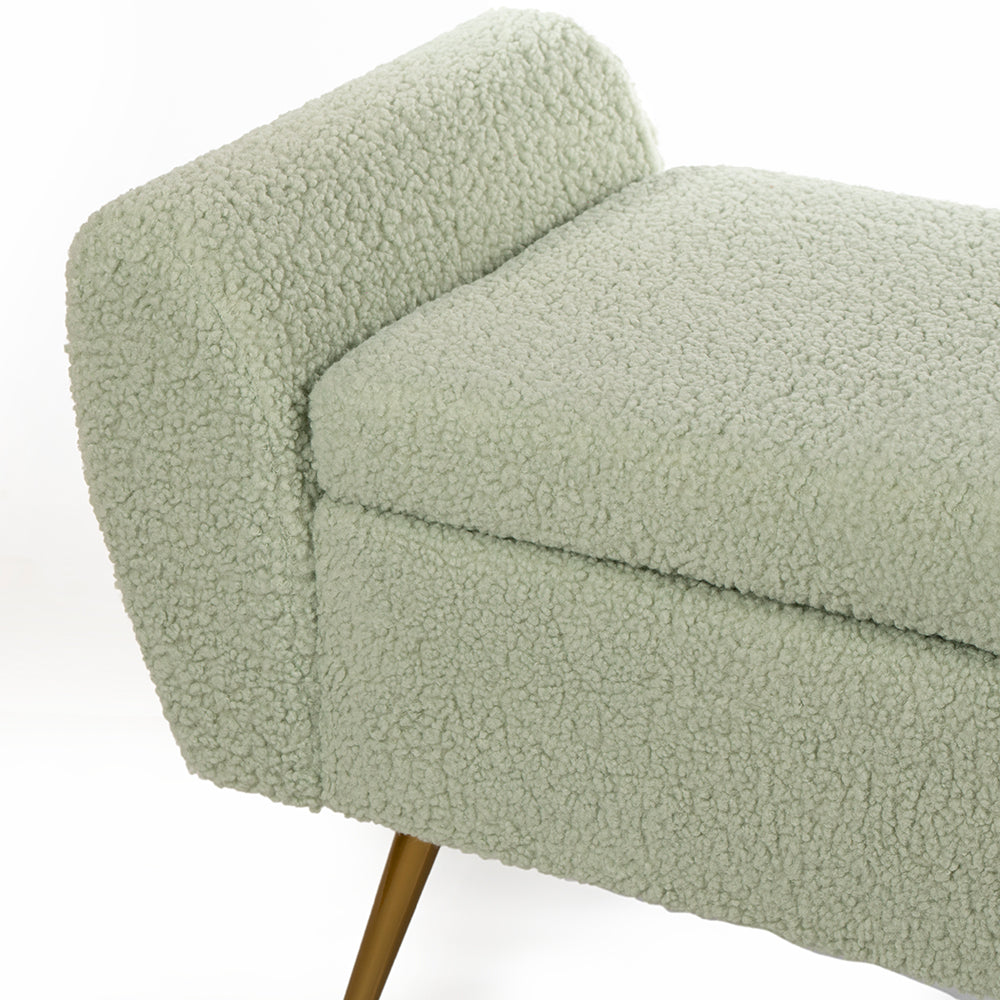 Barcarolle Cotton Fabric Bench