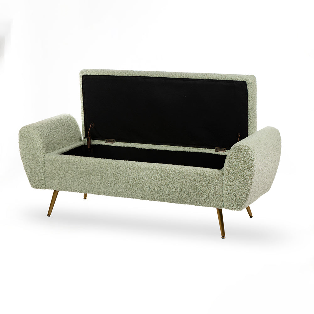 Barcarolle Cotton Fabric Bench