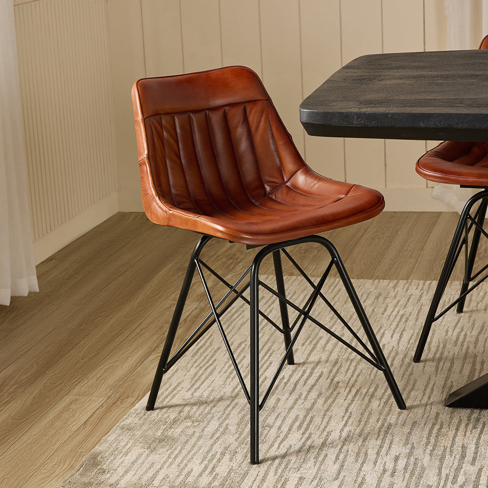 Alabet Leather Dining Chair