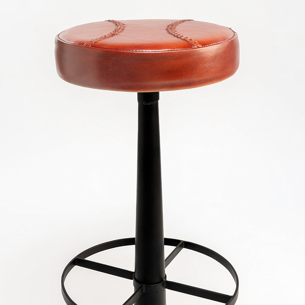 Macron Leather Bar Chair