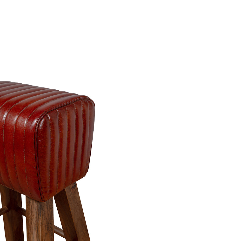 Purpo Leather Bar Chair