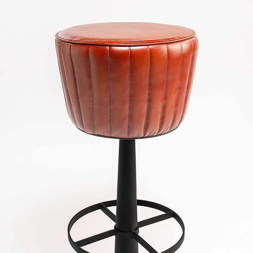 Aurelia Leather Bar Chair