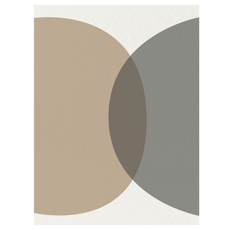 Mid century Abstract circle 1