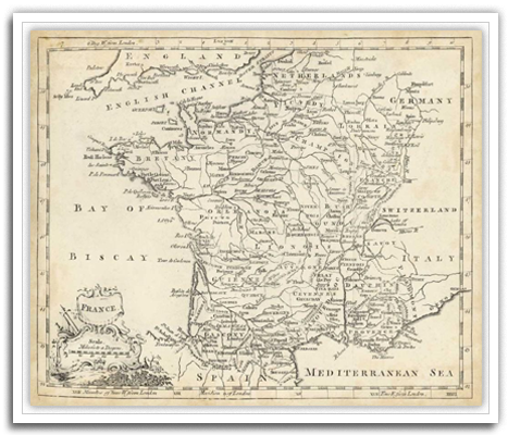 Map of France