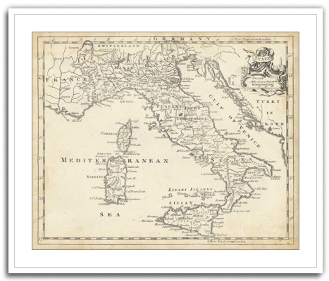 Map of Italy