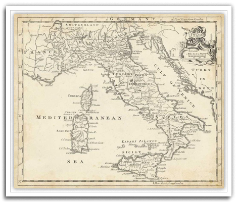 Map of Italy