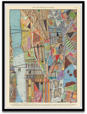 Modern Map of New York I