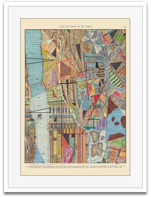Modern Map of New York I