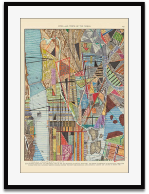 Modern Map of New York I