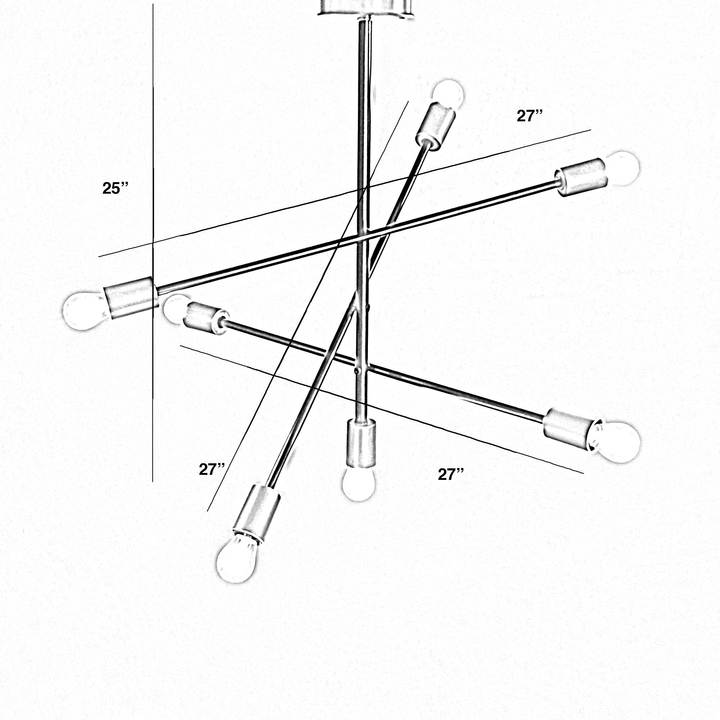CLR110 THE 7 Chandelier