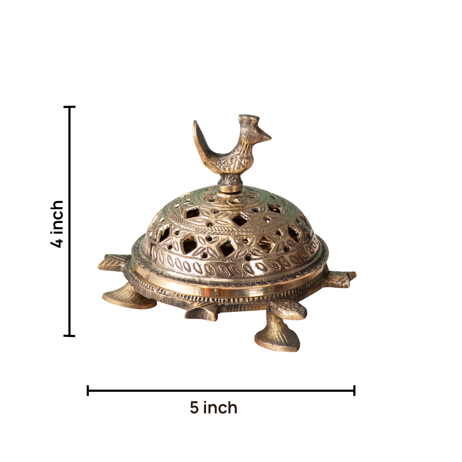 Elegant Turtle Incense Holder Decor