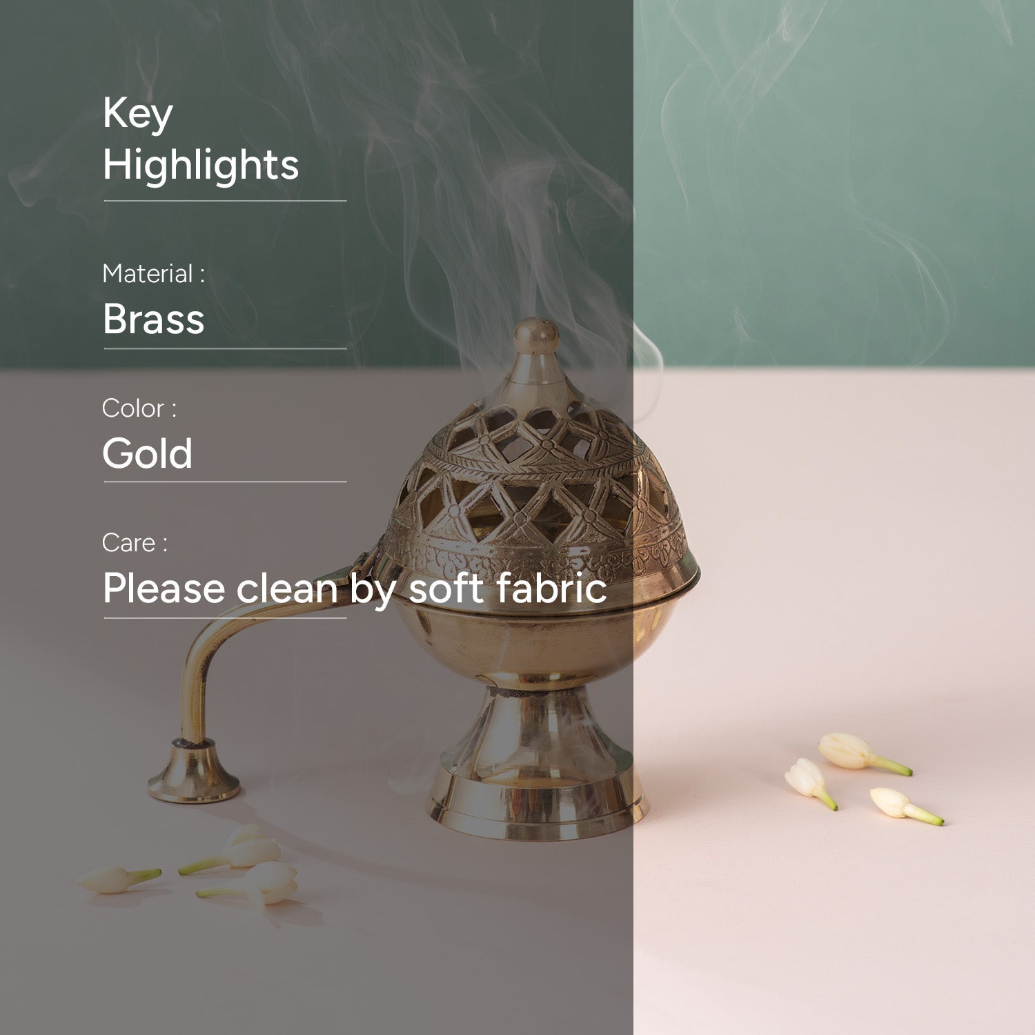 Elegant Turtle Incense Holder Decor