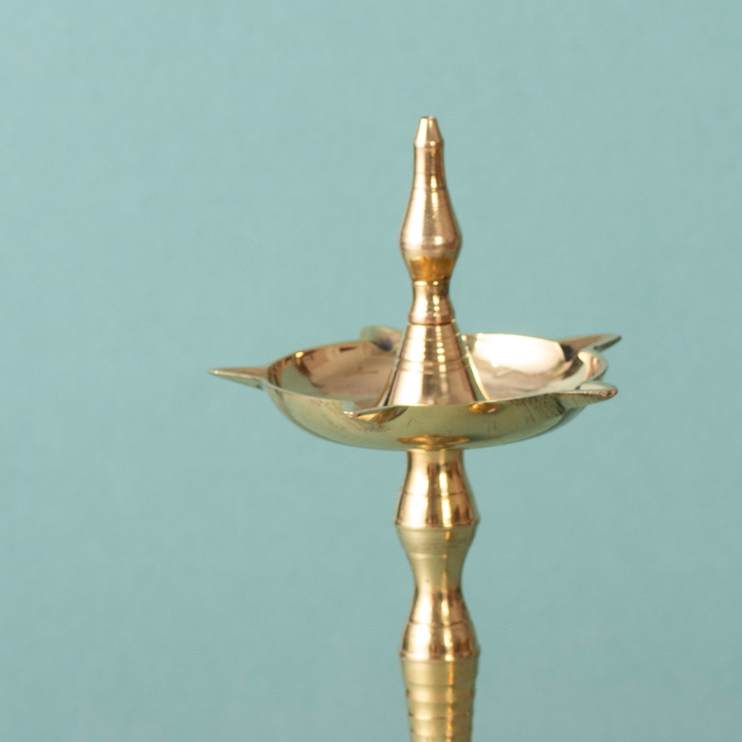 Elegant Brass Candlesticks Diya Stand for Décor Set of 2