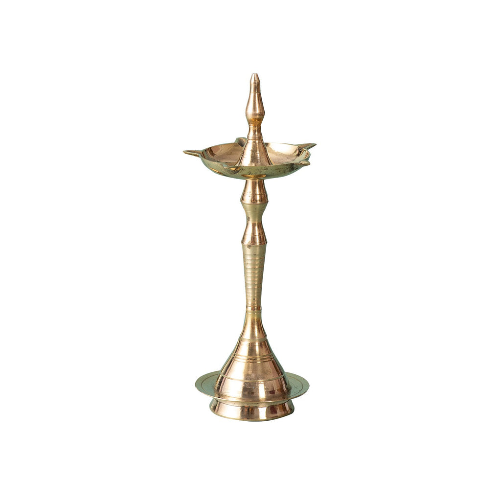 Elegant Brass Candlesticks Diya Stand for Décor Set of 2