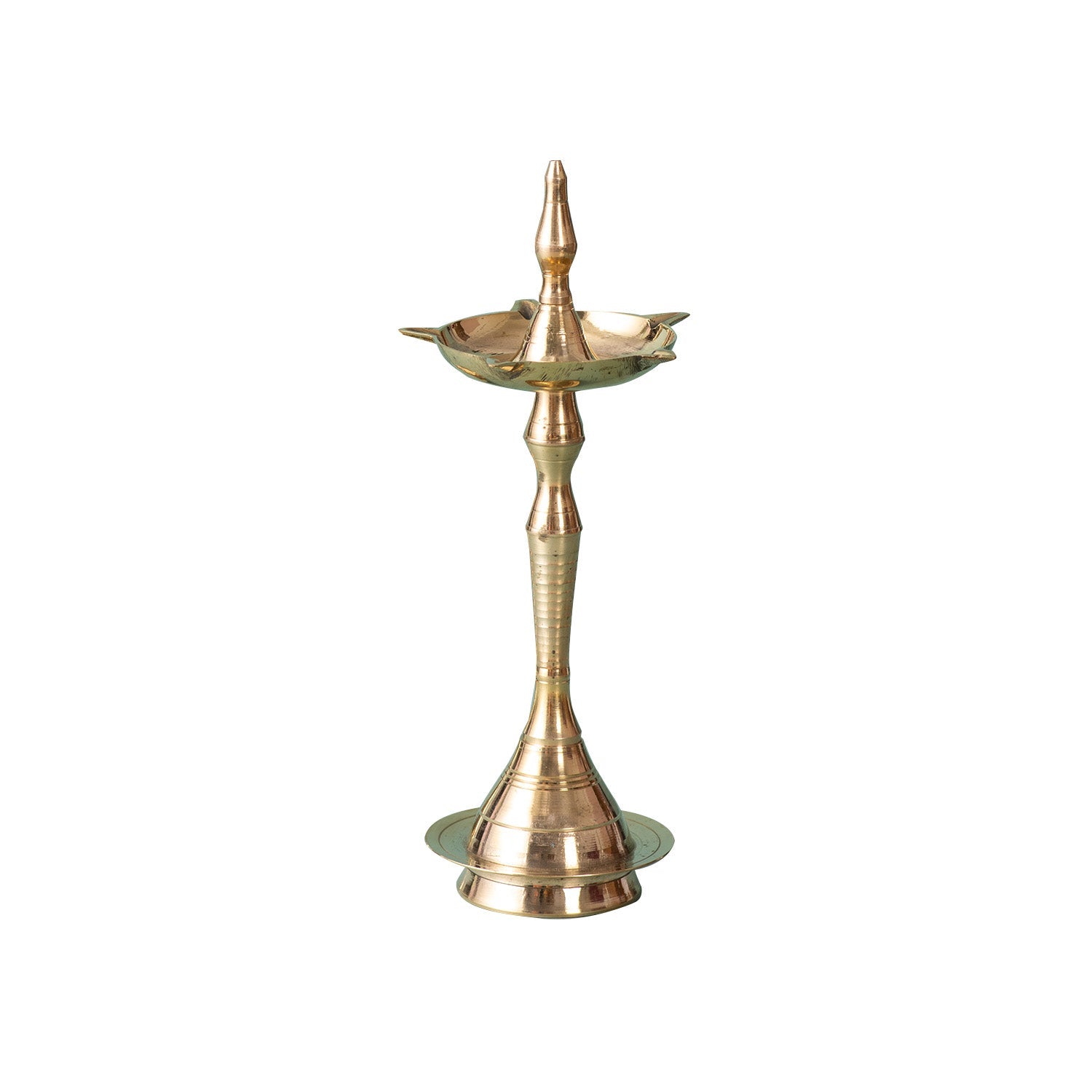 Elegant Brass Candlesticks Diya Stand for Décor Set of 2