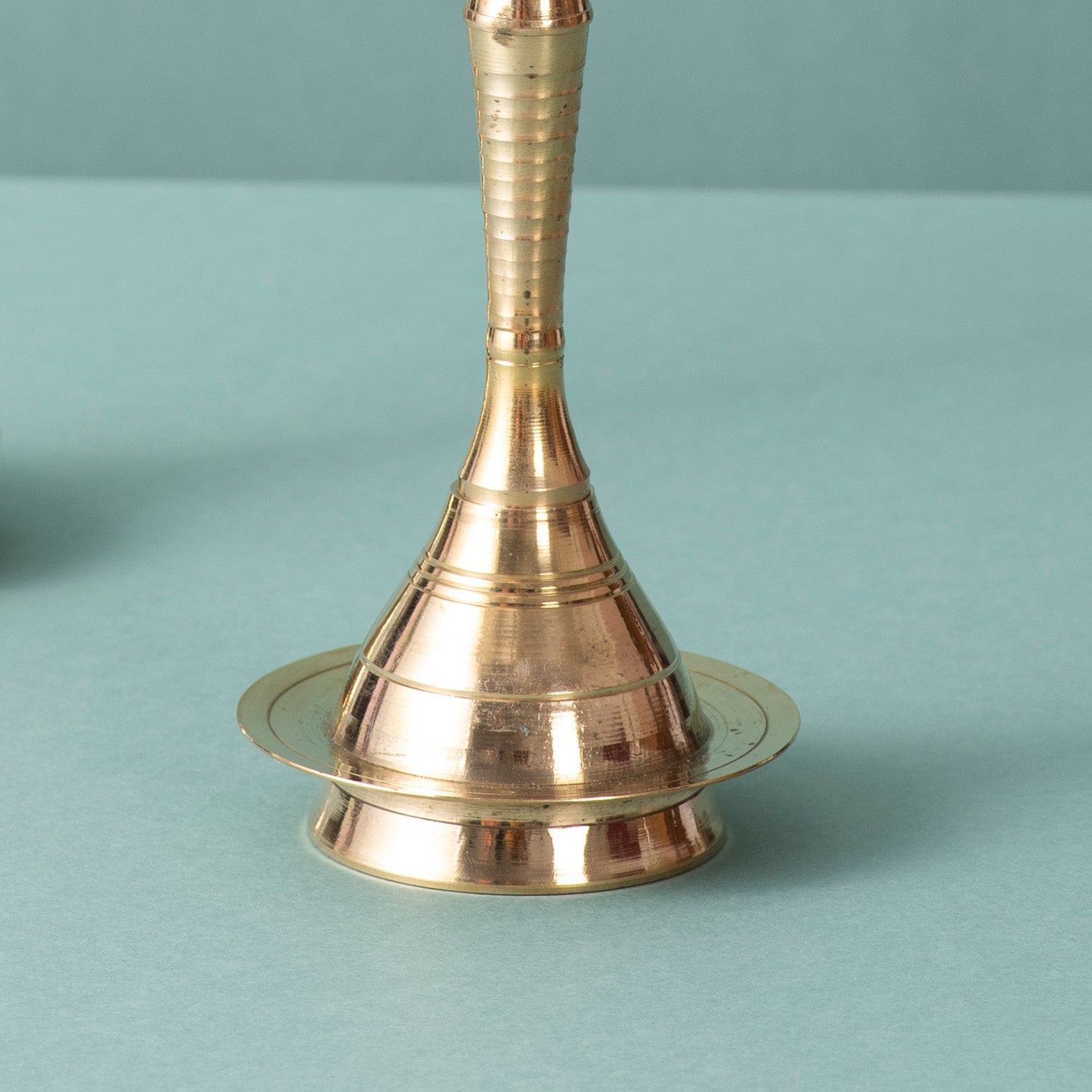 Elegant Brass Candlesticks Diya Stand for Décor Set of 2
