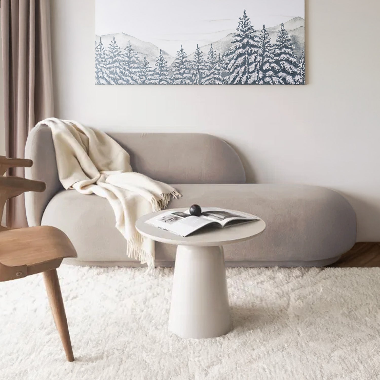 EliteElegance Two-Seater Sofa Grey