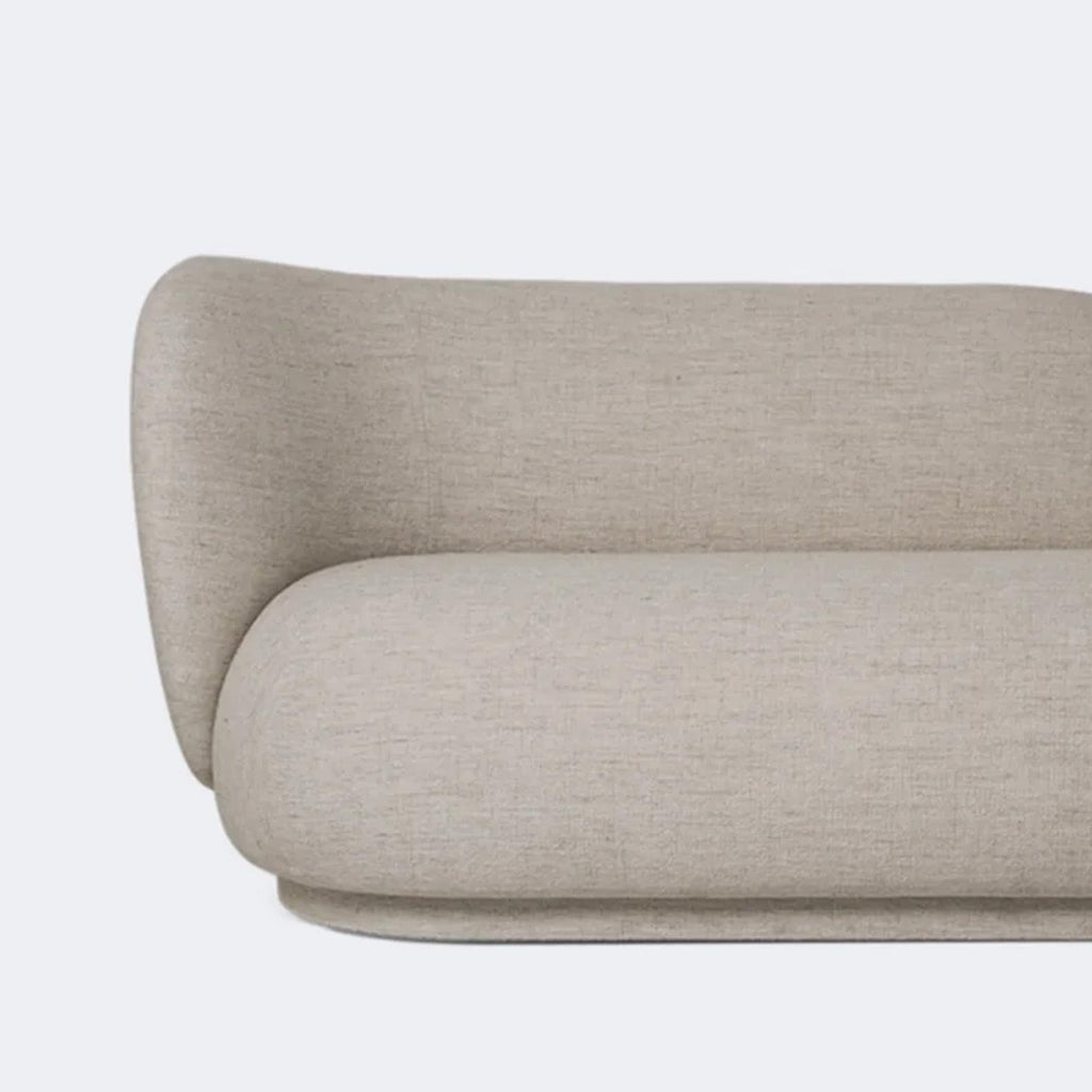 EliteElegance Two-Seater Sofa Grey