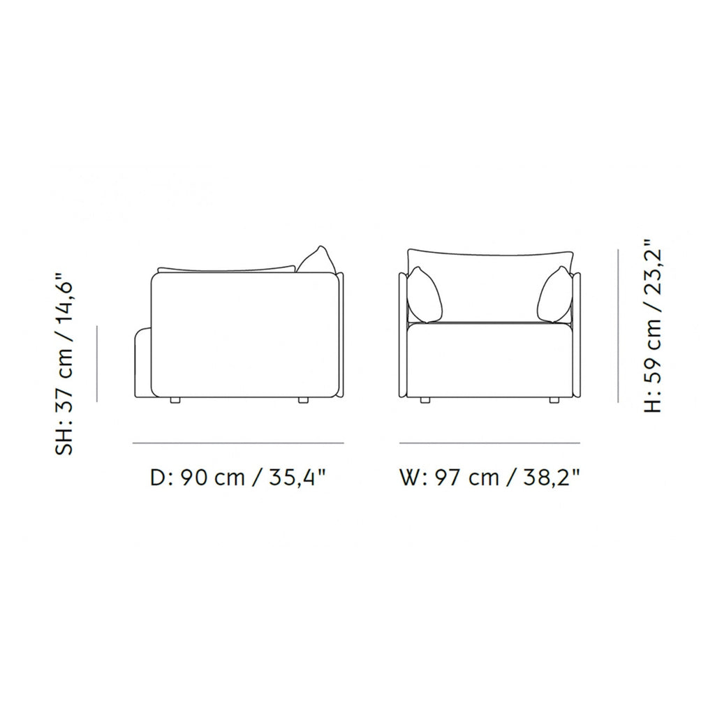 CozyChic Sand Boucle Accent Sofa