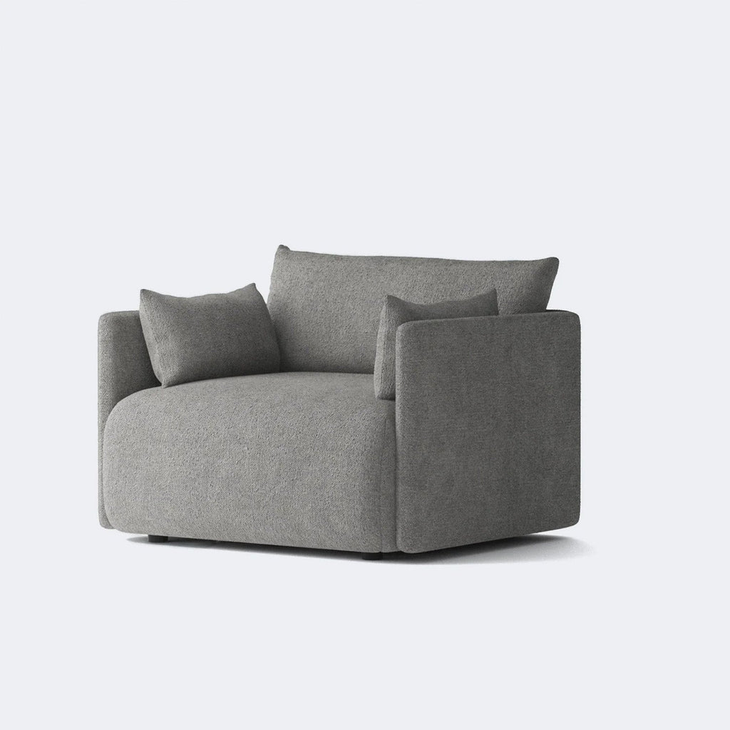 CozyChic Grey Boucle Accent Sofa