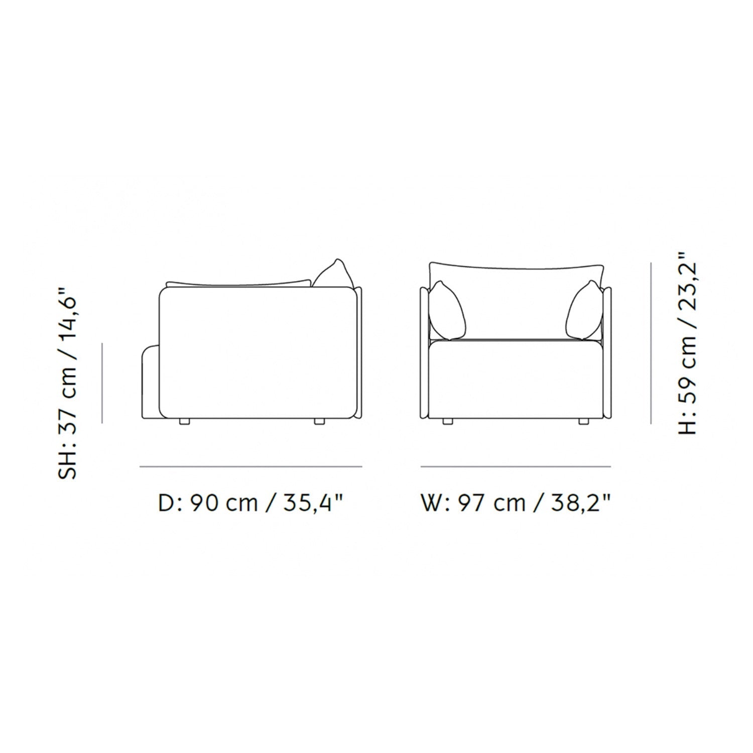 CozyChic Grey Boucle Accent Sofa