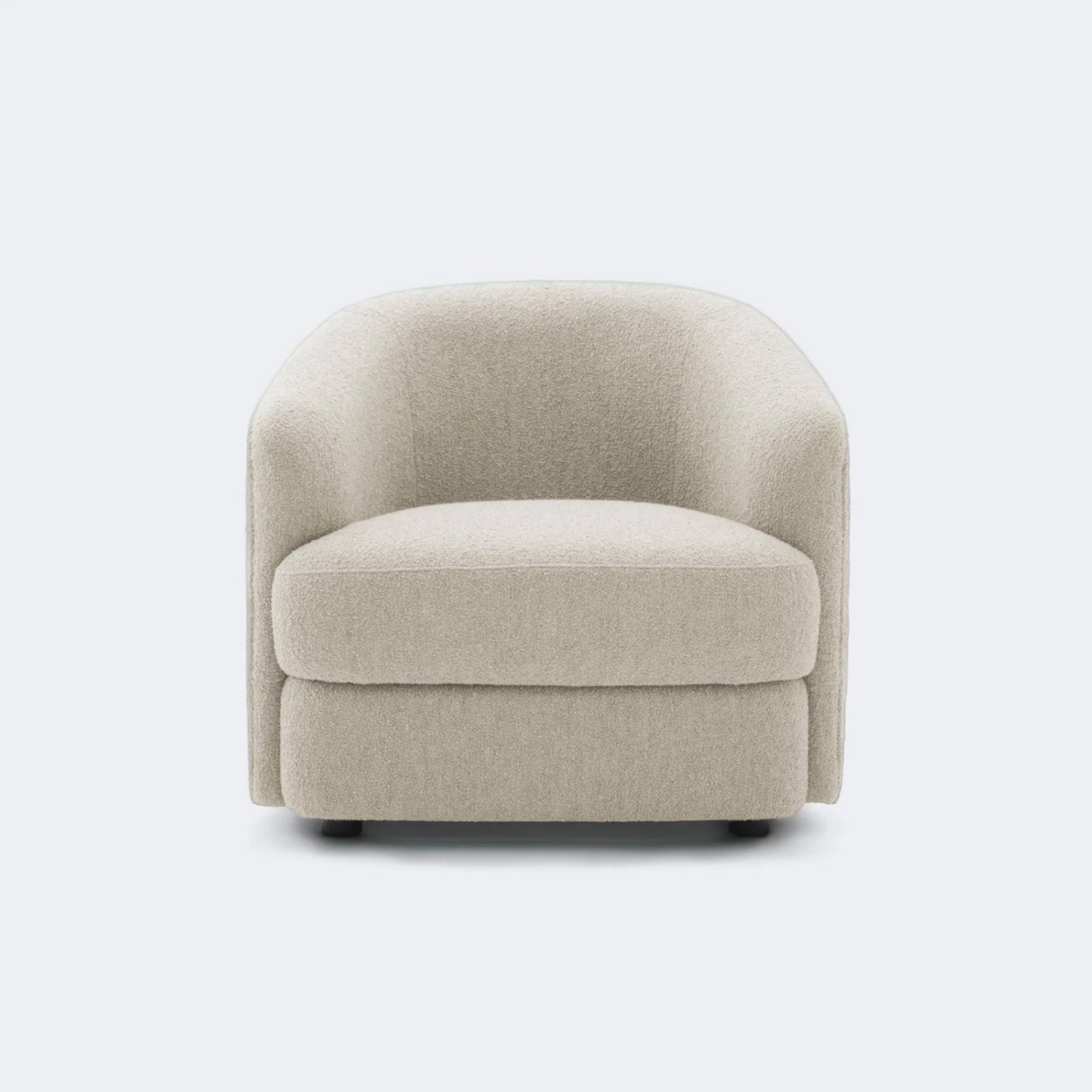 ElegantEnsemble Creme Boucle Sofa