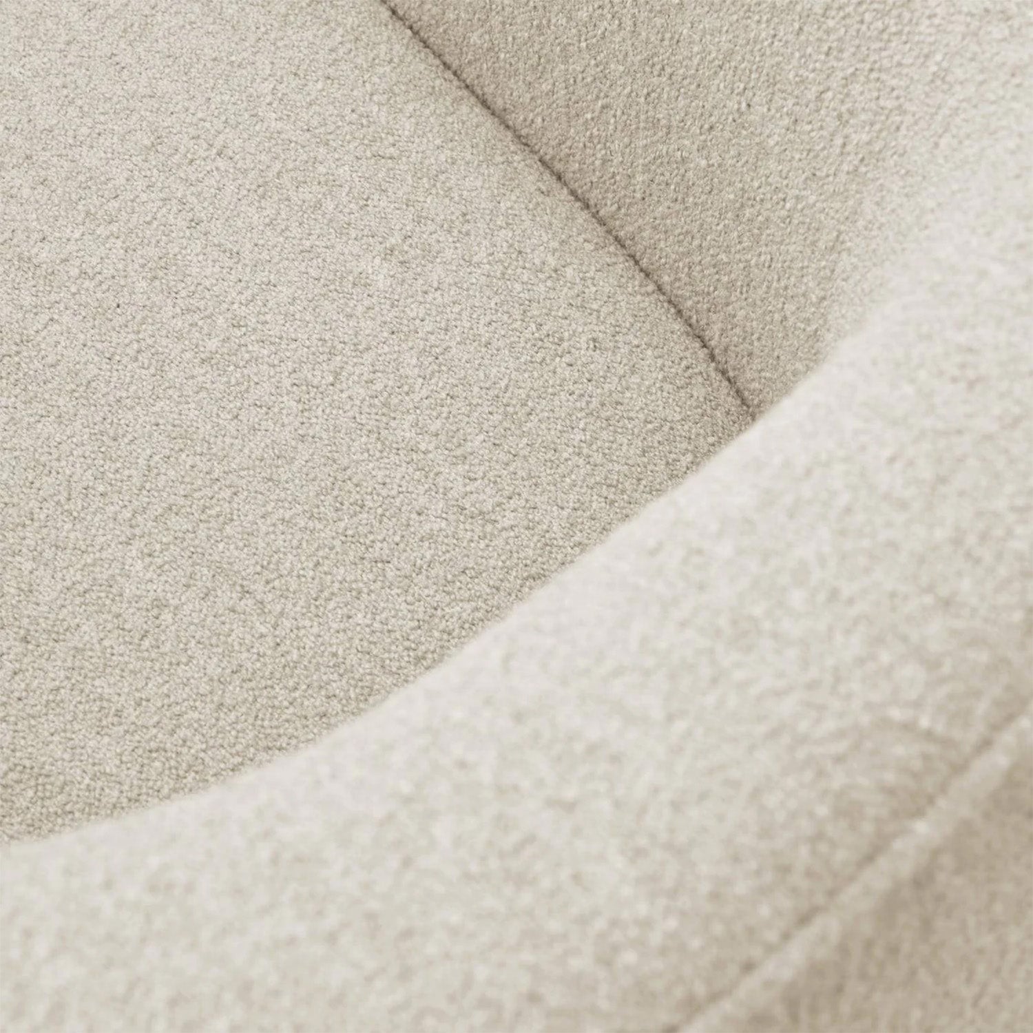 ElegantEnsemble Creme Boucle Sofa
