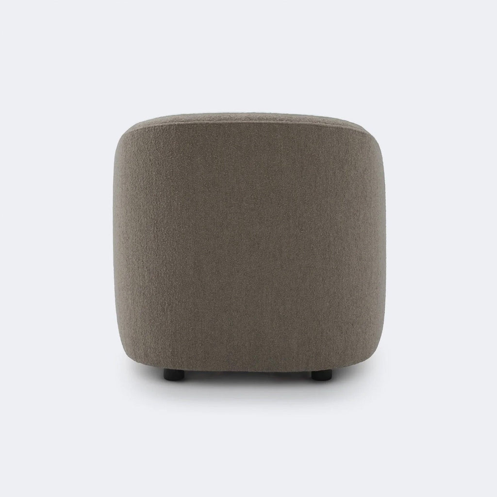 ElegantEnsemble Grey Boucle Sofa