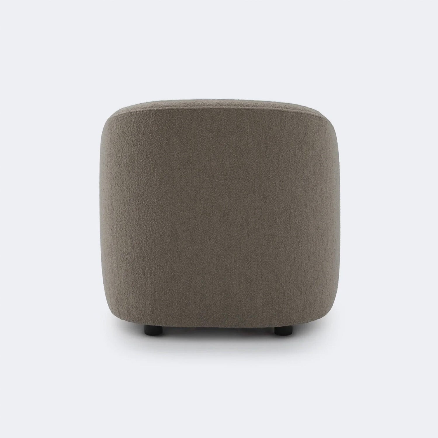 ElegantEnsemble Grey Boucle Sofa