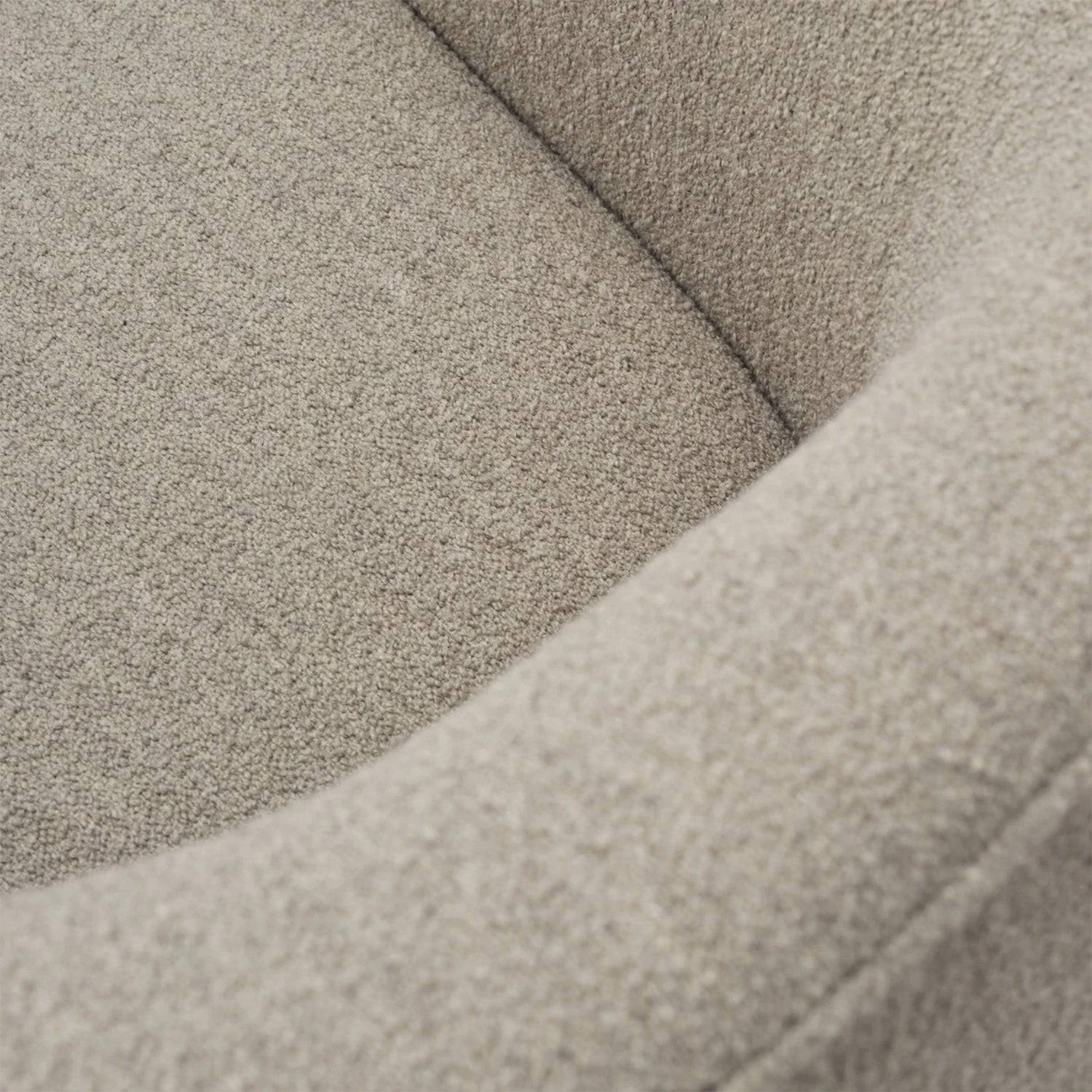 ElegantEnsemble Mouse Grey Boucle Sofa