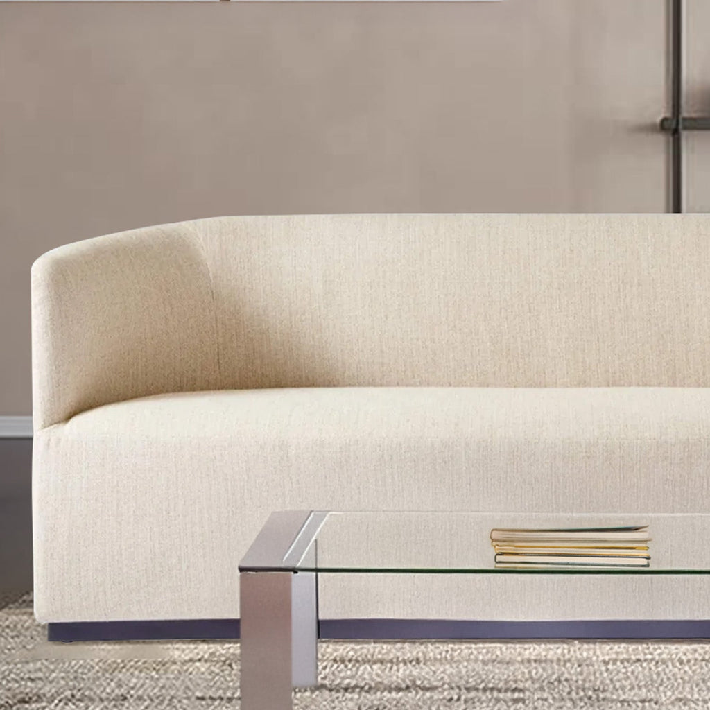 StylishSimplicity Creme 2 Seater Sofa