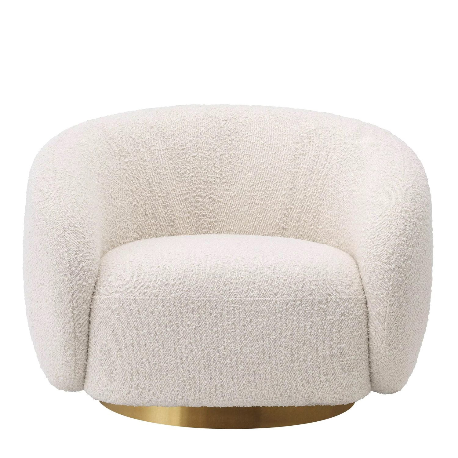 ElegantEnsemble Single Seater Sofa Crème