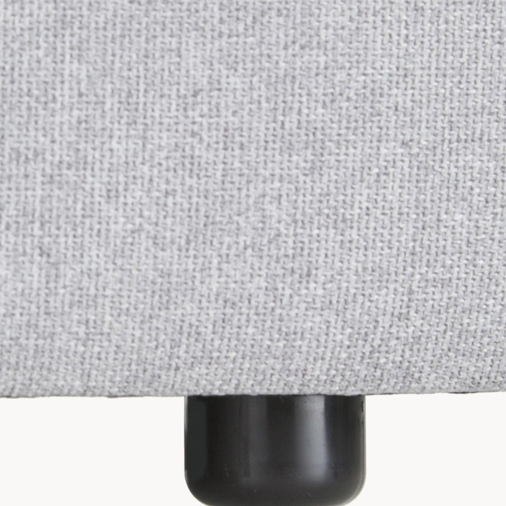 ElegantEdge 2 Seater Versatile, Comfortable Grey L Shaped Sofa